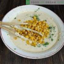 Fritters ar kukurūzu un sīpoliem - īsta mājās gatavota ātrā ēdināšana