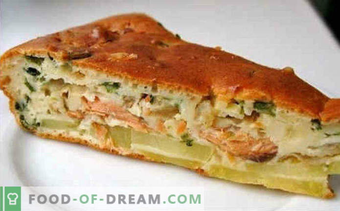 Pie with canned fish - the best recipes