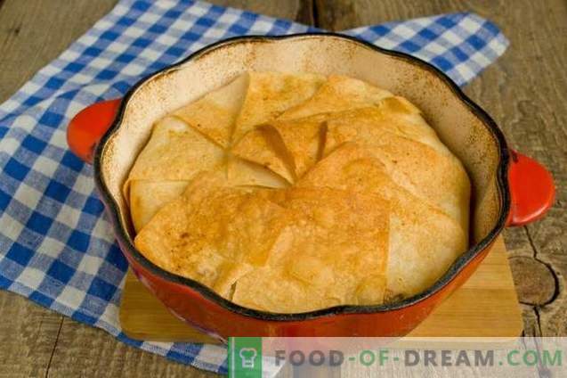 Shakh-pilaf in pita maize - pilnveidošanās svētkiem