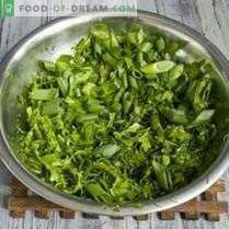 Zaļumu novākšana ziemai: salātu un ķiploku zupu garšvielas, ...