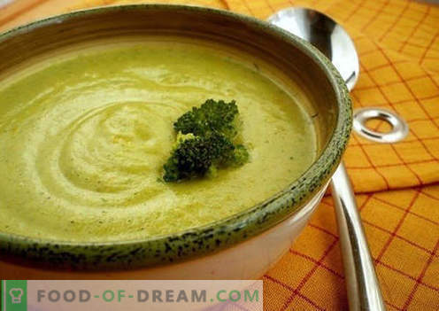 Brokoļu biezenis ir labākā recepte. Kā pareizi un garšīgi vārīti brokoļu biezeņi.