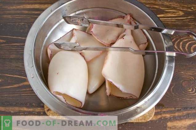 Korejiešu kalmāri - garšīgi jūras veltes salāti
