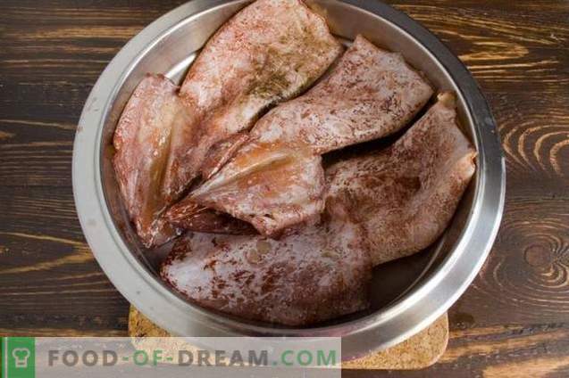 Korejiešu kalmāri - garšīgi jūras veltes salāti