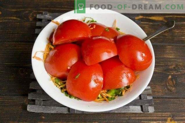 Korejiešu ātri marinēti tomāti