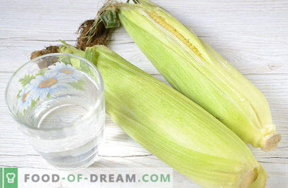 Kā iesaldēt kukurūzu graudos