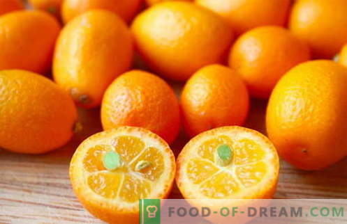 Kumquat - noderīgas īpašības un izmantošana ēdiena gatavošanā. Receptes ar kumquat.
