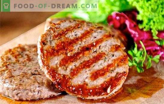 Burger cutlets - mājās gatavotas ātrās ēdināšanas pasaule! Receptes veselīgiem, garšīgiem un drošiem burgeru kotletes