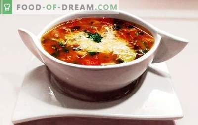 Minestrone Soup - no saulainas Itālijas! Minestrone zupu receptes ar makaroniem, bekonu, sēnēm, pupiņām, parmezānu