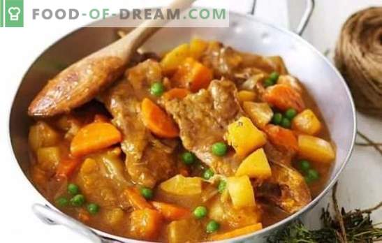 Khashama ar kartupeļiem - sirsnīgs austrumu ēdiens. Hashlama receptes ar kartupeļiem un liellopu gaļu, jēru, vistu un cūkgaļu
