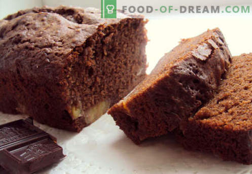 Šokolādes kūka - labākās receptes. Kā ātri un garšīgi pagatavot šokolādes kūku.