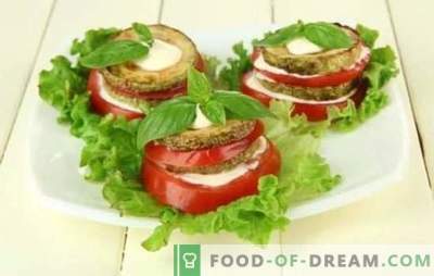 Cukini uzkodas ar tomātiem - oriģināls ēdiens no vienkāršiem produktiem! Pierādītas cukini ar uzkodām uzkodas: cep, karsējiet un cepiet