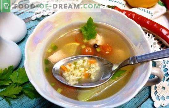 Zivju zupa ar prosu: krievu stila auss! Vienkāršas zivju zupas receptes ar prosu no svaigas, saldētas zivis un konservi