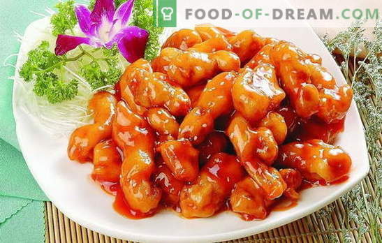 Aromātiska un sulīga gaļa saldā ķīniešu stilā. Oriģinālas receptes dažādiem gaļas veidiem saldā ķīniešu stilā