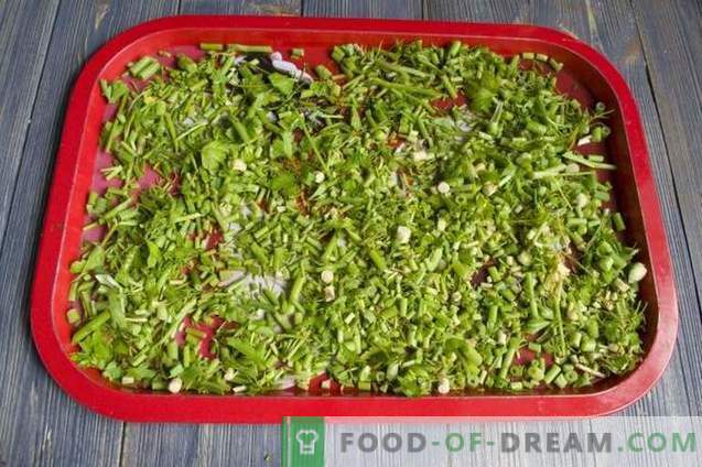 Kā saglabāt zaļumus zupai un salātiem ziemai?