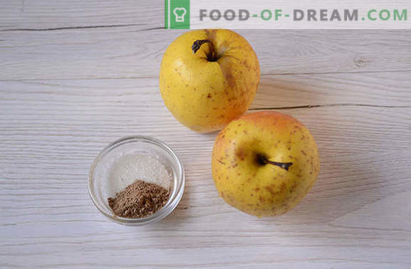 Maçãs no forno com açúcar - um prato simples e útil para a sobremesa. Como assar maçãs no forno com açúcar: a receita detalhada do autor com fotos