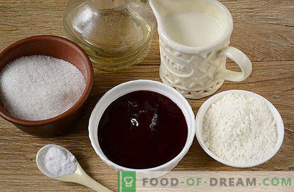 Pīrāgs ievārījumam: atšķirība no liesās smalkmaizītes ar kokosriekstu pienu. Autora soli pa solim foto recepte vienkāršam kūka ievārījumam