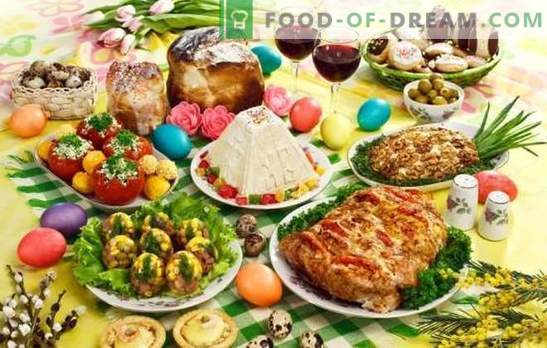 Ēdieni Lieldienām - mēs nosakām tabulu svarīgākajiem gada svētkiem. Labākās Lieldienu receptes: salāti, karsti, deserti