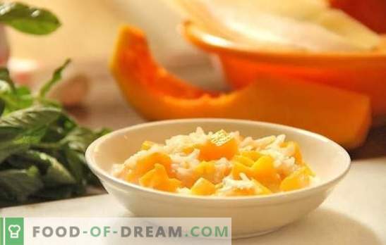 Ātra un veselīga brokastis - rīsi ar ķirbju lēni plīts. Oranžs garastāvoklis: nav garlaicīgs ķirbju putra ar rīsiem lēnā plītī