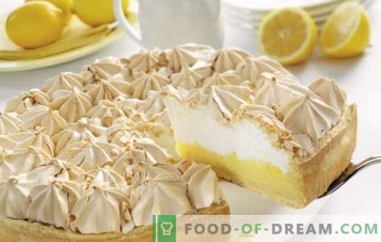 Torta de Limão - Um Sabor Inesquecível! Receitas para bolos caseiros de fermento, flocos e areia com limões