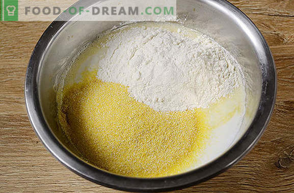 Kukurūzas miltu pankūkas: sulīgs, skaists deserts par kefīru. Kā pagatavot kukurūzas pankūkas: soli pa solim foto recepte