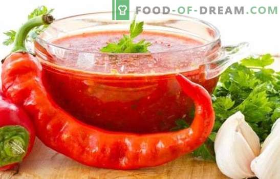 Adjika no tomātiem un ķiplokiem ziemai: karsts temats mājās. 7 labākās adjika receptes no tomātiem un ķiplokiem ziemai