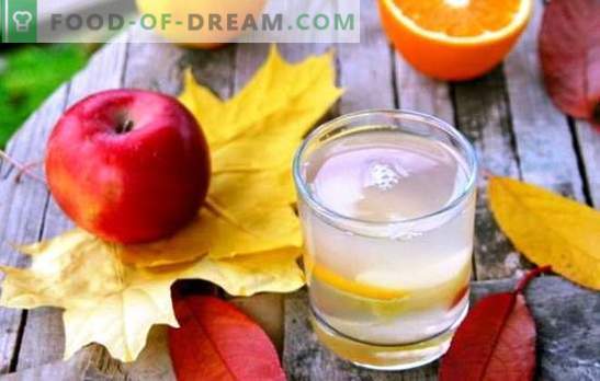 Ābolu un apelsīnu kompots - garšīgs dzēriens ar eksotiskiem padomiem. Izvēle no labākajiem ābolu un apelsīnu kompotiem