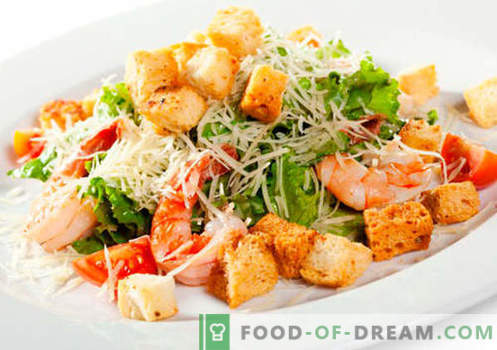 Seafood salāti - pierādītas receptes. Kā pareizi un garšīgi pagatavoti jūras veltes salāti.