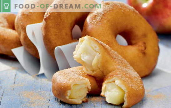 Donuts mājās - putojoši gredzeni! Receptes mājās gatavotiem donīdiem ar raugu, kefīru, biezpienu, kondensētu pienu un pildījumu