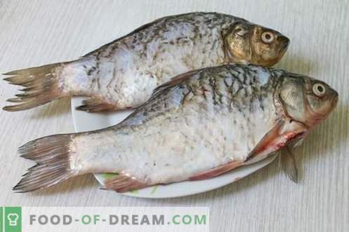 Divas no garšīgākajām un ātrākajām receptēm upju zivju gatavošanai (krusta karpas)