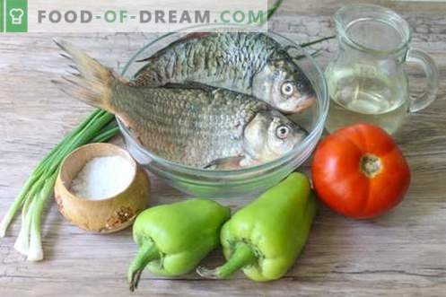 Divas no garšīgākajām un ātrākajām receptēm upju zivju gatavošanai (krusta karpas)