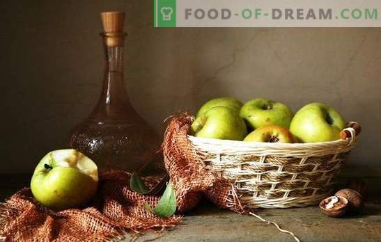 Ābolu sezona - mēs izgatavojam vīna buķeti no āboliem bez presēšanas. Mājas vīna tehnoloģija no āboliem bez sulas - priekšrocības un trūkumi vīna izgatavošanai no ābolu biezeni