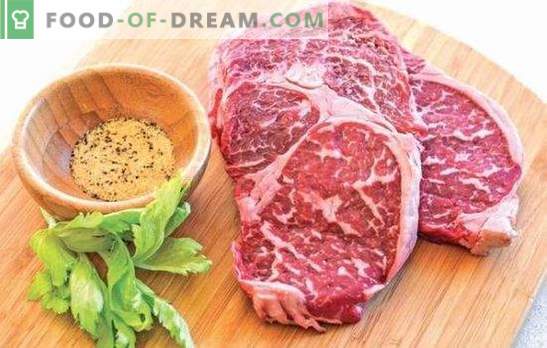 Marmora liellopu steiks - gaļas delikatese! Receptes un visi veidi, kā gatavot marmora liellopu gaļas steikus krāsnī, krāsnī un uz grila
