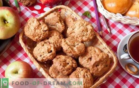 Овес колачиња со јаболка се вкусни и здрави. Тајни и трикови: како да се направи десерт од детството - овес колачиња со јаболка