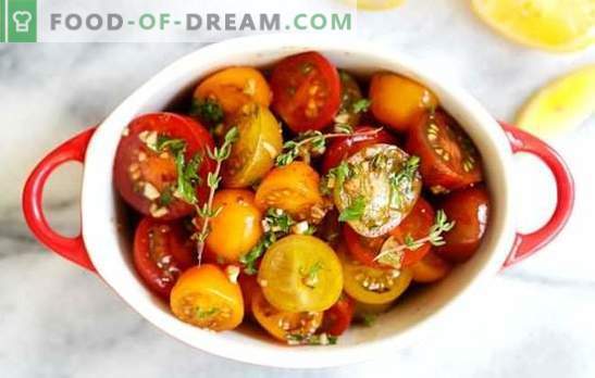Svaigi sālīti tomāti iepakojumā: ātra recepte gardai uzkodai. Vieglas sālītas tomātu receptes iepakojumā