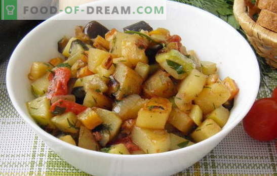 Dārzeņu sautējums ar cukini un kartupeļiem ir iecienītākā vasaras ēdienkarte. Dārzeņu sautējums ar cukini un kartupeļiem: minimālā piepūle