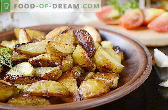 Garšīgu lauku stila kartupeļu recepte 25 minūtēs