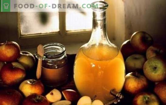 Ābolu sidra etiķis: ēdiena gatavošana mājās. Kāpēc labāk gatavot ābolu sidra etiķi mājās