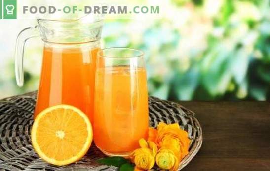 Dzert no apelsīniem mājās - slāpēt slāpes ar svaigumu un ieguvumiem. Kādus dzērienus no apelsīniem var pagatavot mājās?