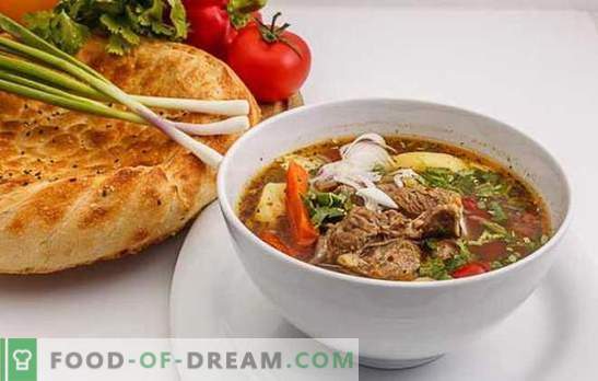 Shurpa Uzbekistānā ir labs karstās barošanas variants. Aromatizēts, garšīgs uzbeku šurpa ar jēra gaļu, liellopu gaļa