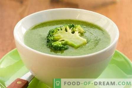 Brokoļu zupa - labākās receptes. Kā pareizi un garšīgi gatavot brokoļu zupu.