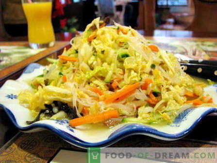 Pekinas salāti - labākās receptes. Kā pareizi un gatavot Pekinas salātus.