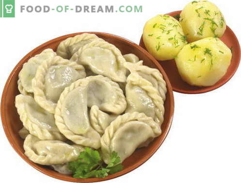 Pelmeņi ar kartupeļiem - labākās receptes. Kā pareizi un garšīgi pagatavot pelmeņus ar kartupeļiem.
