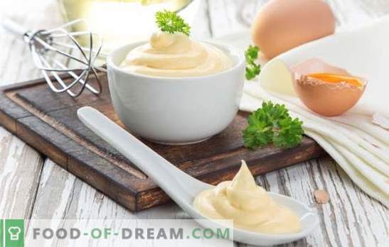 Homemade mayonnaise: how to make, use and store