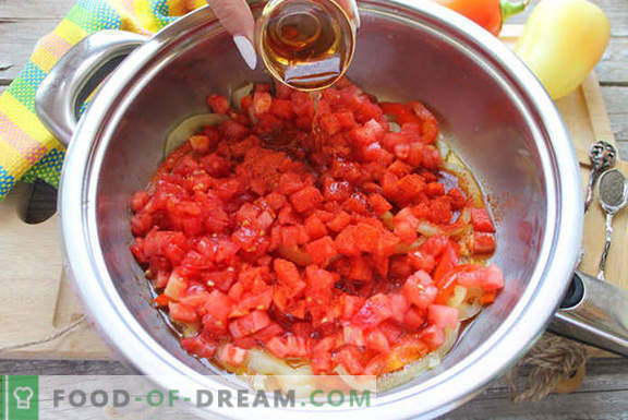 Vistas gatavošana spāņu valodā: ar tomātiem, vīnu un kūpinātām desām