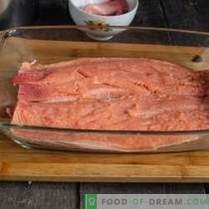 Skandināvu zivju uzkodas - biešu gravlax