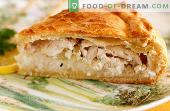 Zivis un kartupeļu pīrāgs - ne tikai ceturtdien! Receptes pīrāgiem ar zivīm un kartupeļiem: želejas, raugs, pārslains