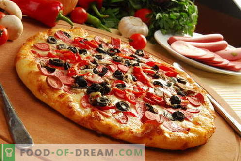Pica mīkla - labākās receptes. Kā pagatavot mīklu picai.