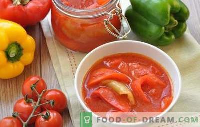 Kā pagatavot leksu no tomātiem ziemai: ungāru, bulgāru, krievu. Izvēlieties savu tomātu leco recepti ziemai