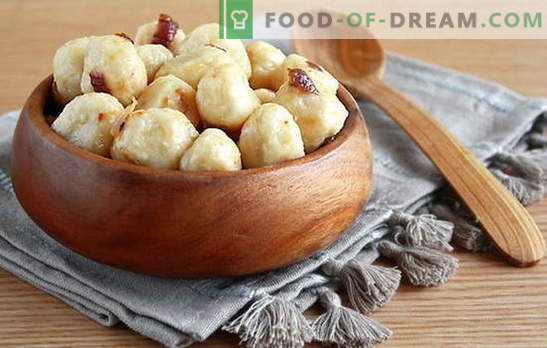 Lazy pelmeņi ar kartupeļiem: pamata sastāvdaļas, ēdiena gatavošanas principi. Receptes garšīgi slinki pelmeņi ar kartupeļiem