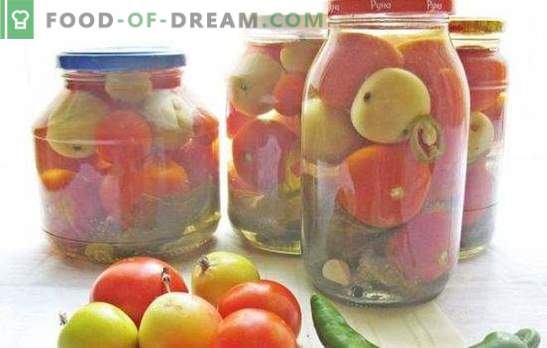 Червени и зелени домати с ябълки за зимата: помогни си! Рецепти за консервирани, осолени и кисели домати с ябълки за зимата